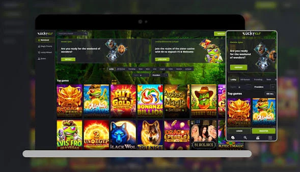 LuckyElf Casino App-Screenshot